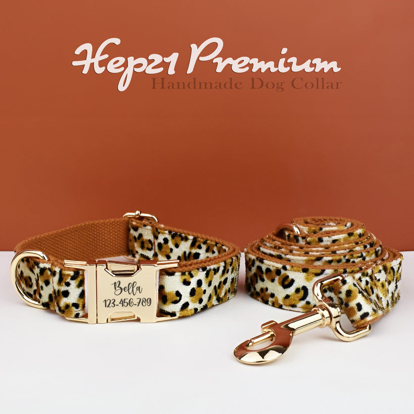 Köpek Boyun Tasması İsimli Leopar Print 29726