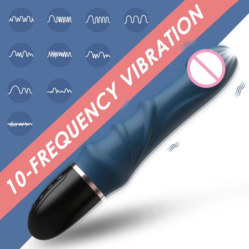 Güçlü Büyük Dildo 10 Modlu  Vibratör G-Spot ve Klitoris Uyarıcı 66570