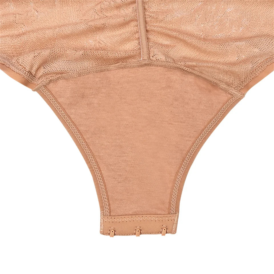 Dantel Detaylı Balenli Push-Up Toparlayıcı Bodysuit Korse 40193