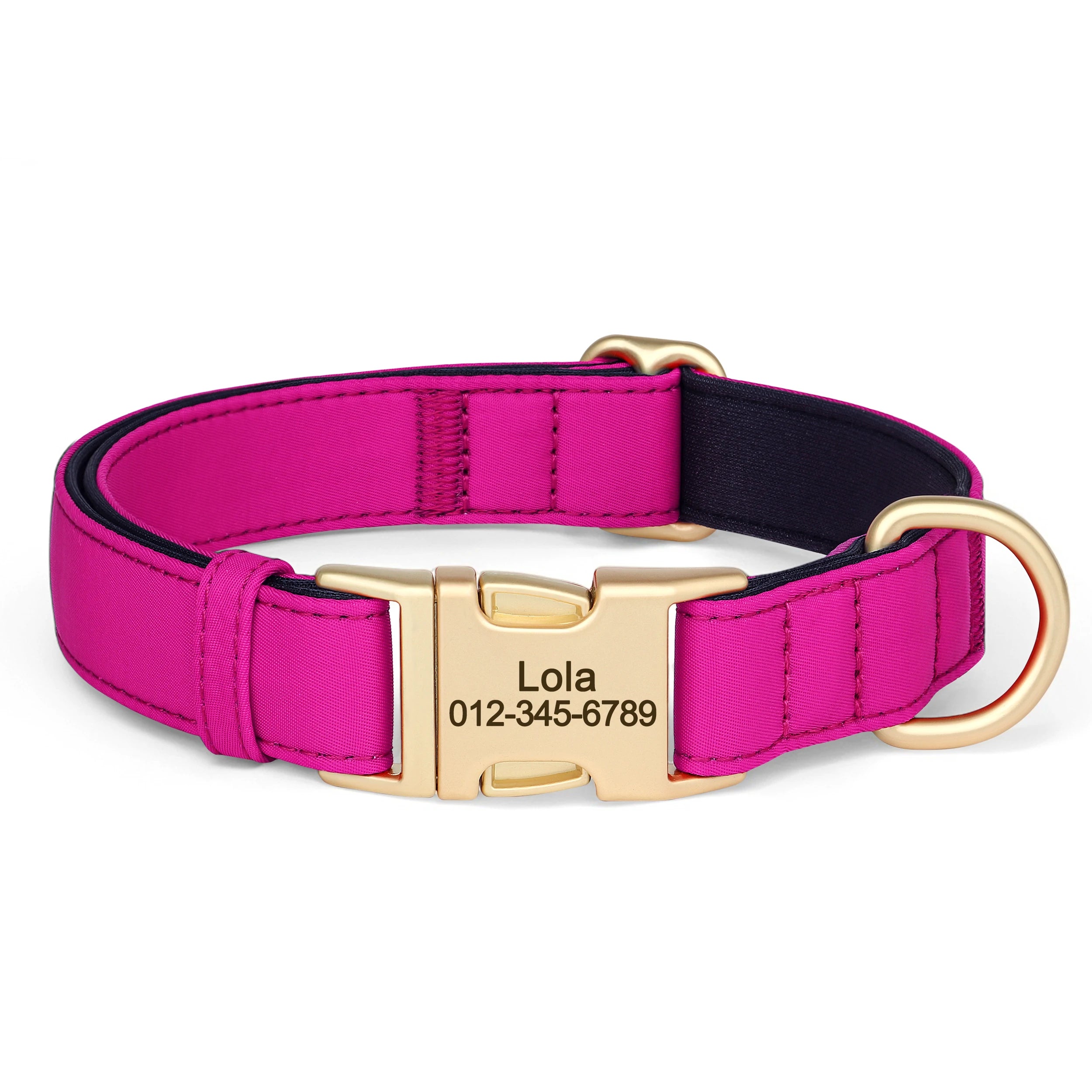 İsimli Köpek Tasması Yumuşak Pedli Ayarlanabilir 44137