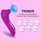 Mini G-Spot ve Klitoris Uyarıcı Dil Emişli Titreşimli 7 Mod 99254