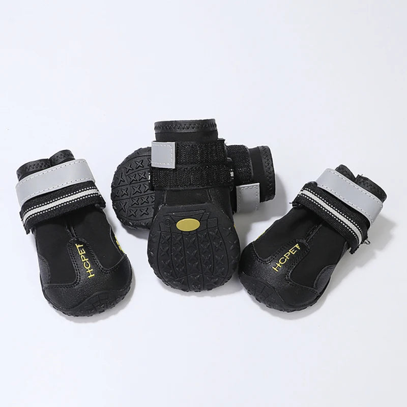 Reflektörlü Su Geçirmez Köpek Ayakkabısı Kaymaz Tabanlı 22796