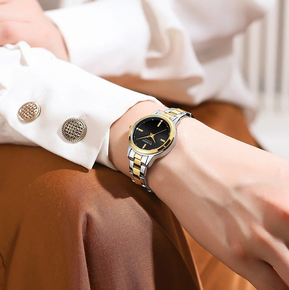 Kadın Saati Klasik Zarafet: Paslanmaz Çelik 39114