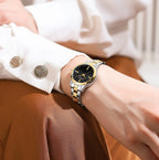 Kadın Saati Klasik Zarafet: Paslanmaz Çelik 39114