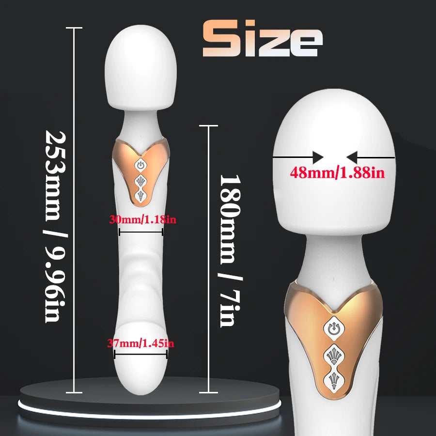 Çift Motorlu Vibratör Dildo  G Spot Çift Başlı  13116