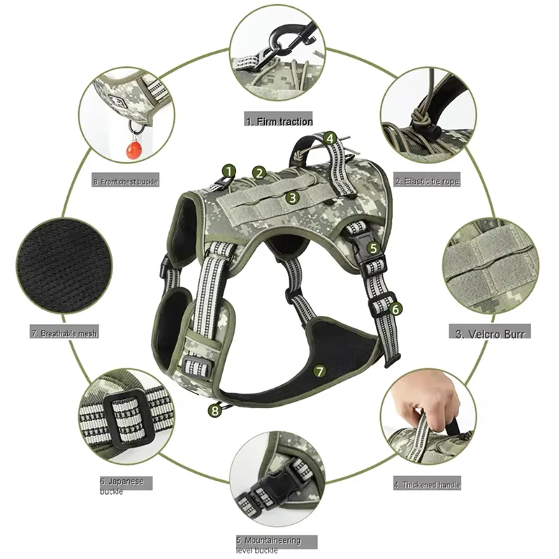 Tactical Göğüs Tasması Reflective 30456