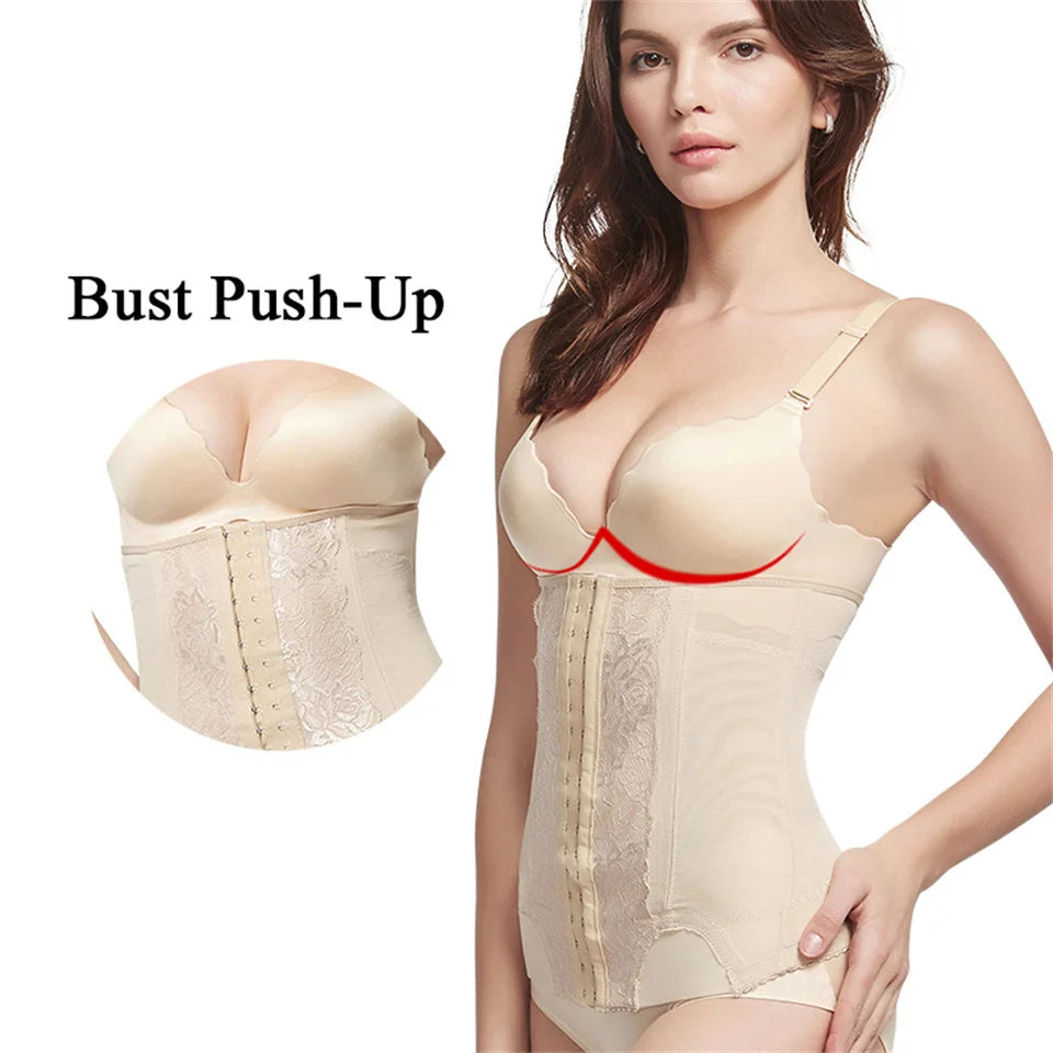 Dantel İşlemeli 7 Balenli Bel İnceltici ve Toparlayıcı Kadın Korse 28060