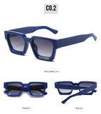 Kare Güneş Gözlüğü - Retro Vintage Stil UV400 Unisex  83839
