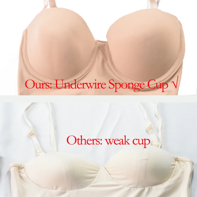 Toparlayıcı Korse İç Elbise Askılı Telli Sütyenli 27891