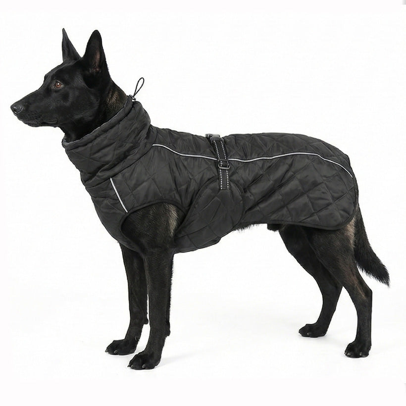 Su Geçirme Reflektörlü Kışlık Köpek Montu – Sıcak Tutan Yelek Yağmurluk 52887