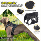 Taktik K9 Köpek Göğüs Tasması Kaçış Önleyici 68208