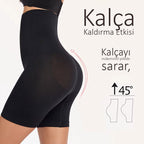 Yüksek Bel Ayarlanabilir Karın Toparlayıcı ve Popo Kaldırıcı Korse Tayt 82059