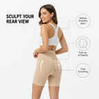 Yüksek Bel Ayarlanabilir Karın Toparlayıcı ve Popo Kaldırıcı Korse Tayt 82059