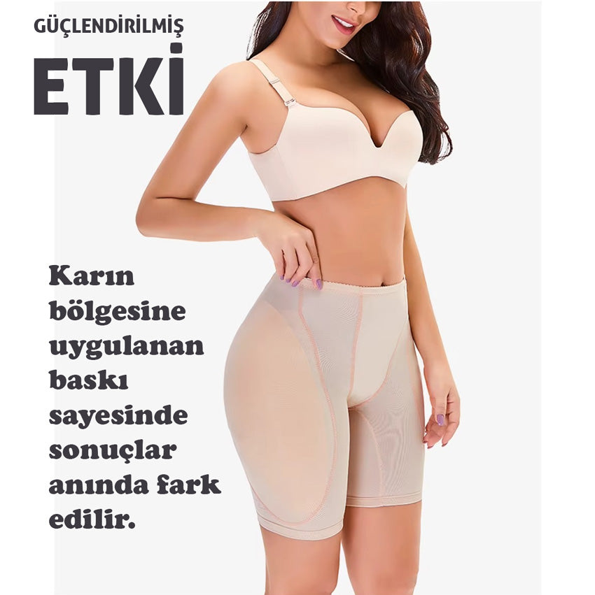 Yüksek Bel Kalça ve Basen Dolgunlaştırıcı Şekillendirici Korse Tayt 78896