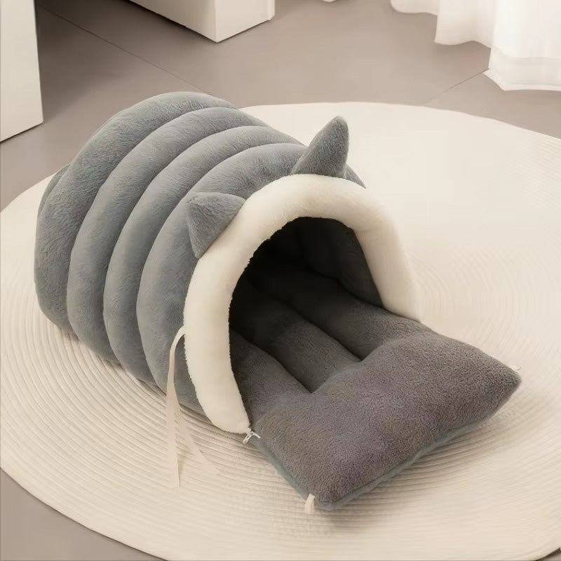 Yumuşak, Sıcak Tutan ve Yıkanabilir Kışlık Kedi Evi 87652