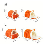 Yumuşak, Sıcak Tutan ve Yıkanabilir Kışlık Kedi Evi 87652