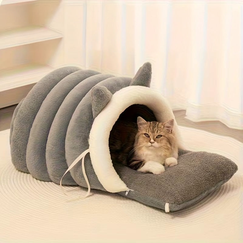 Yumuşak, Sıcak Tutan ve Yıkanabilir Kışlık Kedi Evi 87652