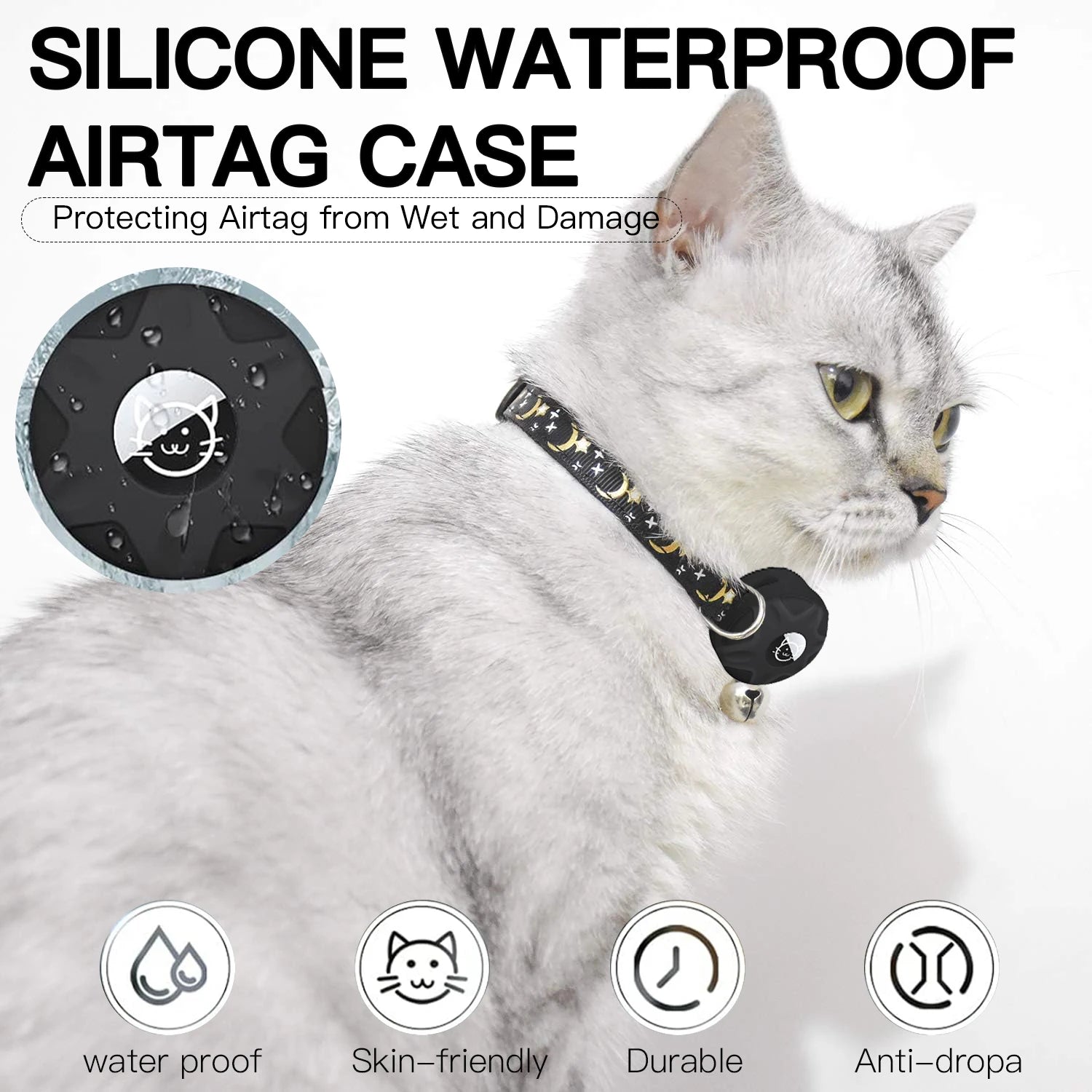kedi tasması airtag tasma