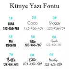 Köpek Boyun Tasması İsimli Soluk Mavi Kadife 671782