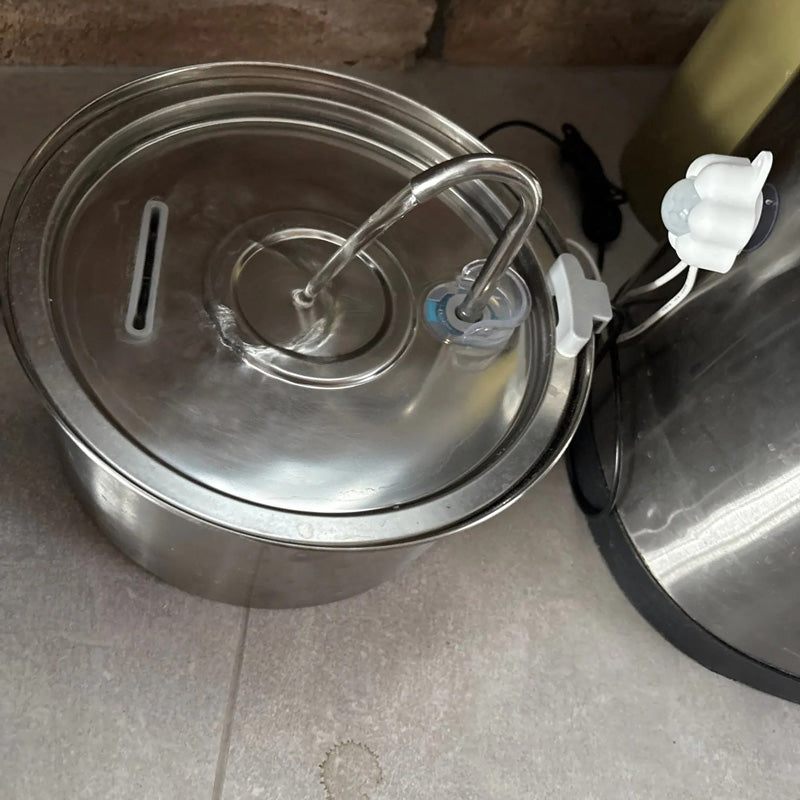 Paslanmaz Çelik Kedi ve Köpek Su Pınarı 71607