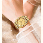 Kadın Saati Sekizgen Kasa Lüks ve Zarif 42444