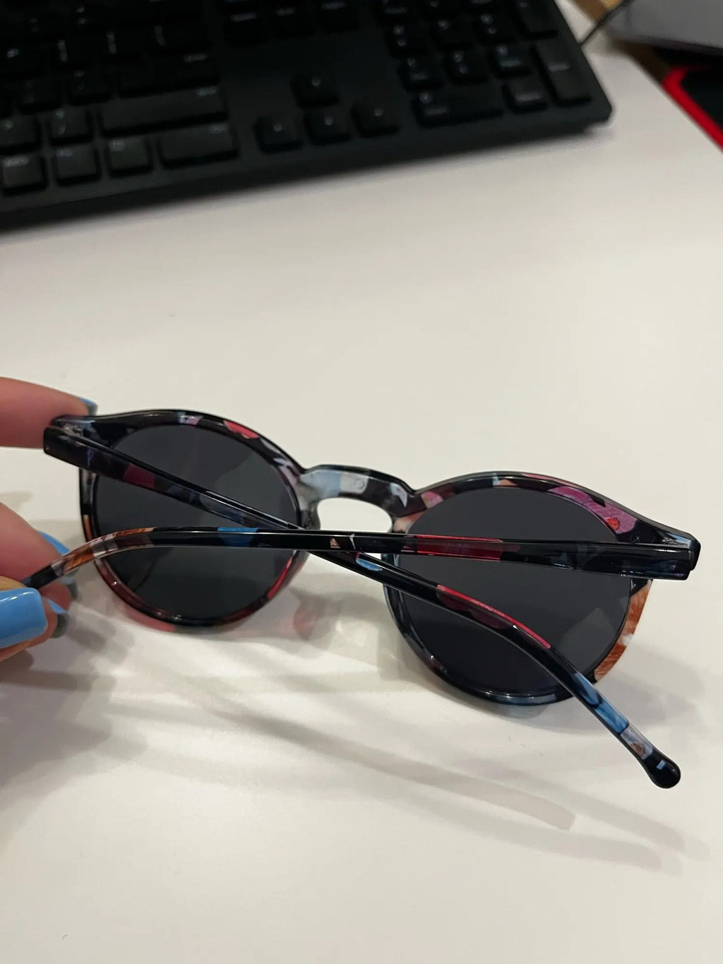 Polarize Retro Yuvarlak Güneş Gözlüğü - Unisex UV400 Korumalı 26970