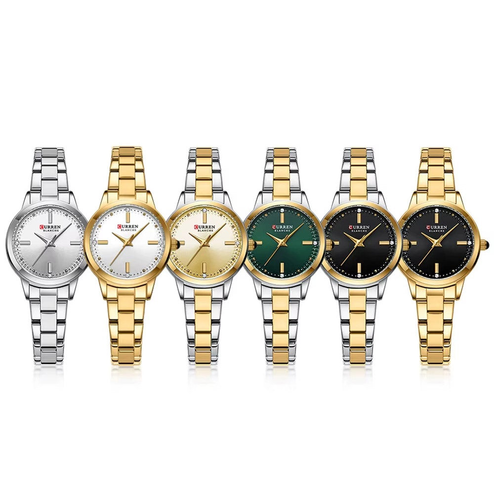 Kadın Saati Klasik Zarafet: Paslanmaz Çelik 39114