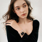 Kadın Saati Dikdörtgen Kasa Minimalist 94200