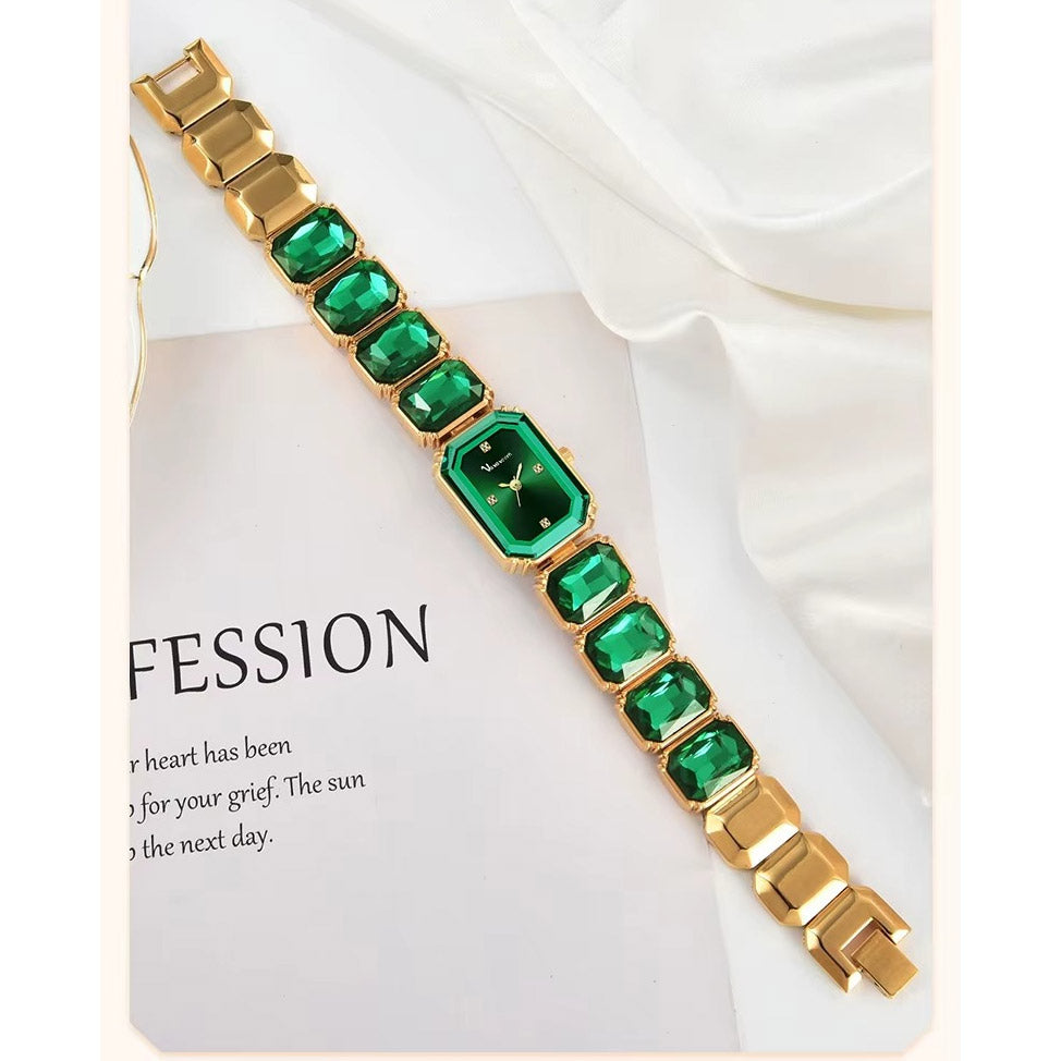 Kadın Saati Mücevher Işıltısı Kristal Bileklik 81012