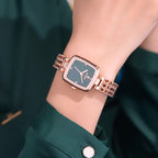 Kadın Saati Örgü Kordonlu Kare Kadran 65745