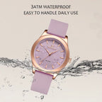 Kadın Saati Quartz Flower Dial 20382