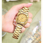 Kadın Saati Sekizgen Kasa Lüks ve Zarif 42444