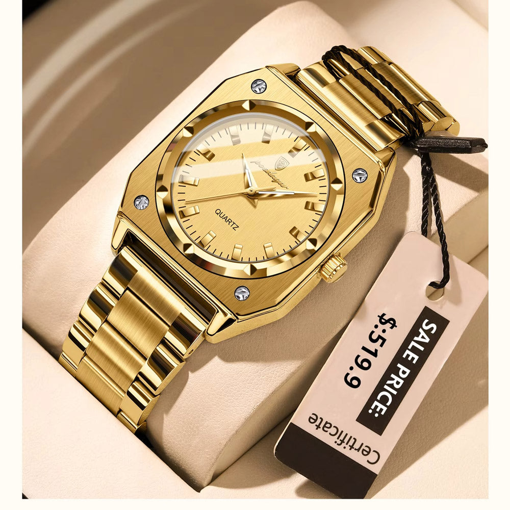 Kadın Saati Sekizgen Kasa Lüks ve Zarif 42444