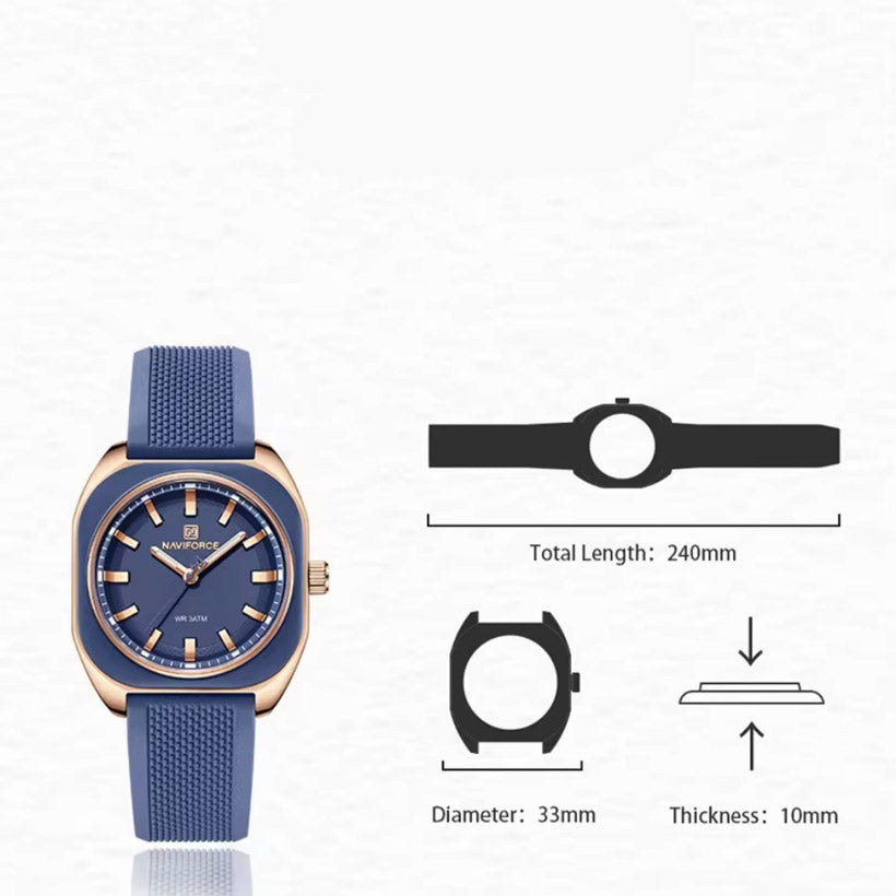 Kadın Saati Quartz Silicone Strap 20928