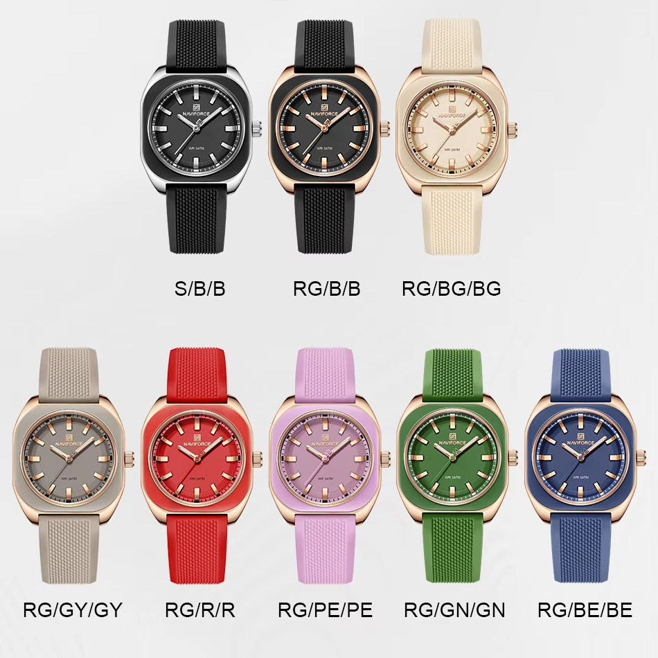 Kadın Saati Quartz Silicone Strap 20928