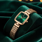 Kadın Saati Örgü Kordonlu Kare Kadran 65745