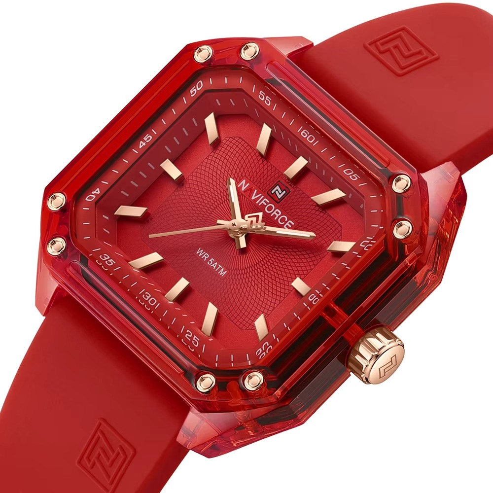 Kadın Saati Quartz Şeffaf Kasa 36812