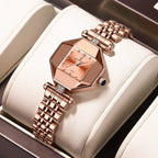 Kadın Saati Geometrik Elmas Kesim 21078