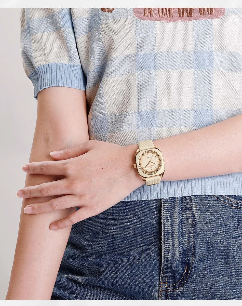 Kadın Saati Quartz Silicone Strap 20928