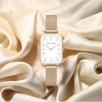 Kadın Saati Dikdörtgen Kasa Minimalist 94200