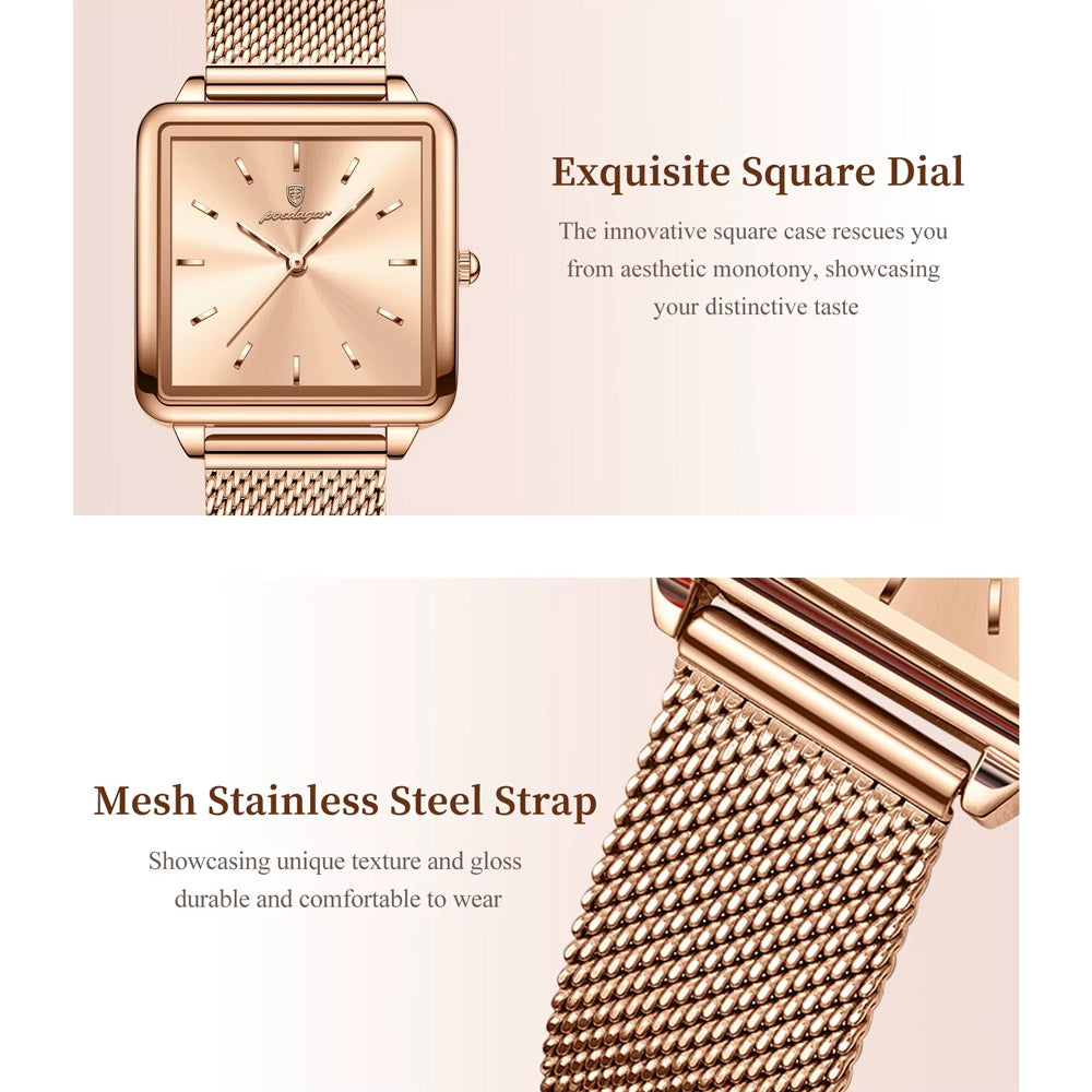 Kadın Saati Zarif Kare Kadranlı 60285