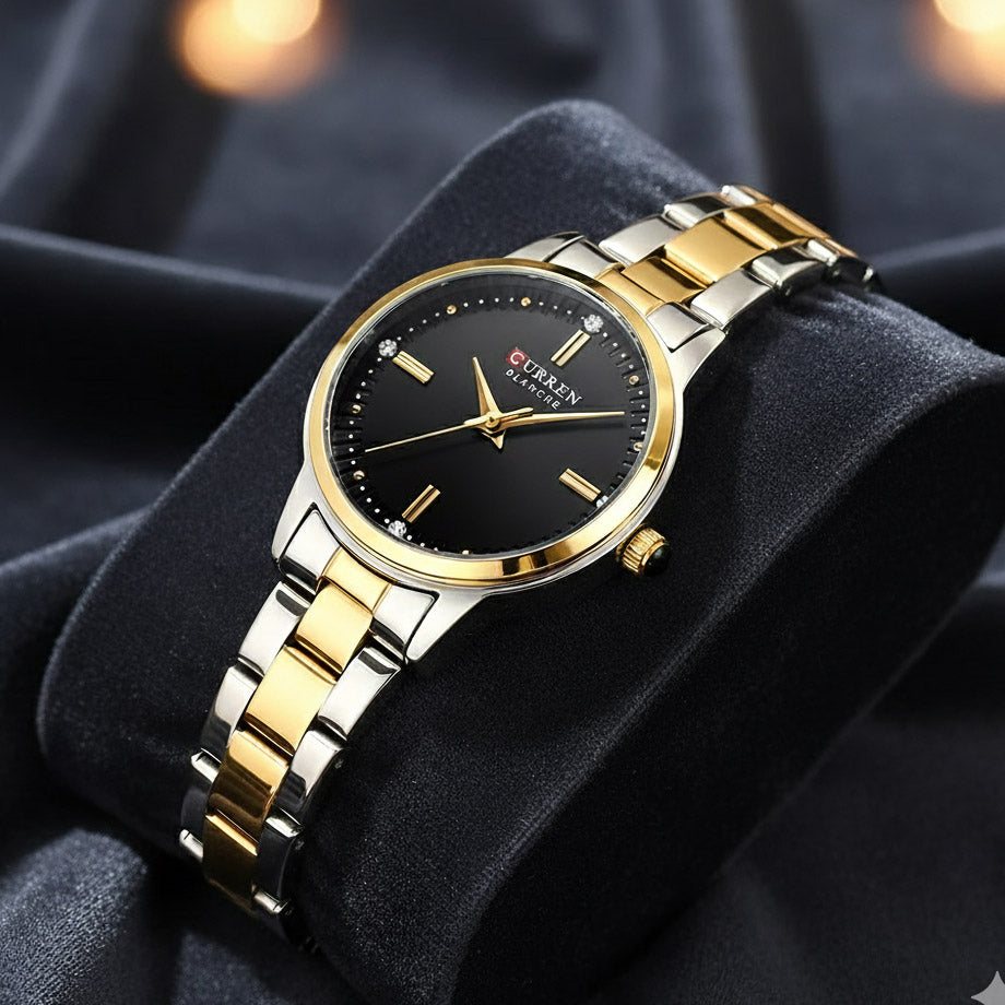 Kadın Saati Klasik Zarafet: Paslanmaz Çelik 39114