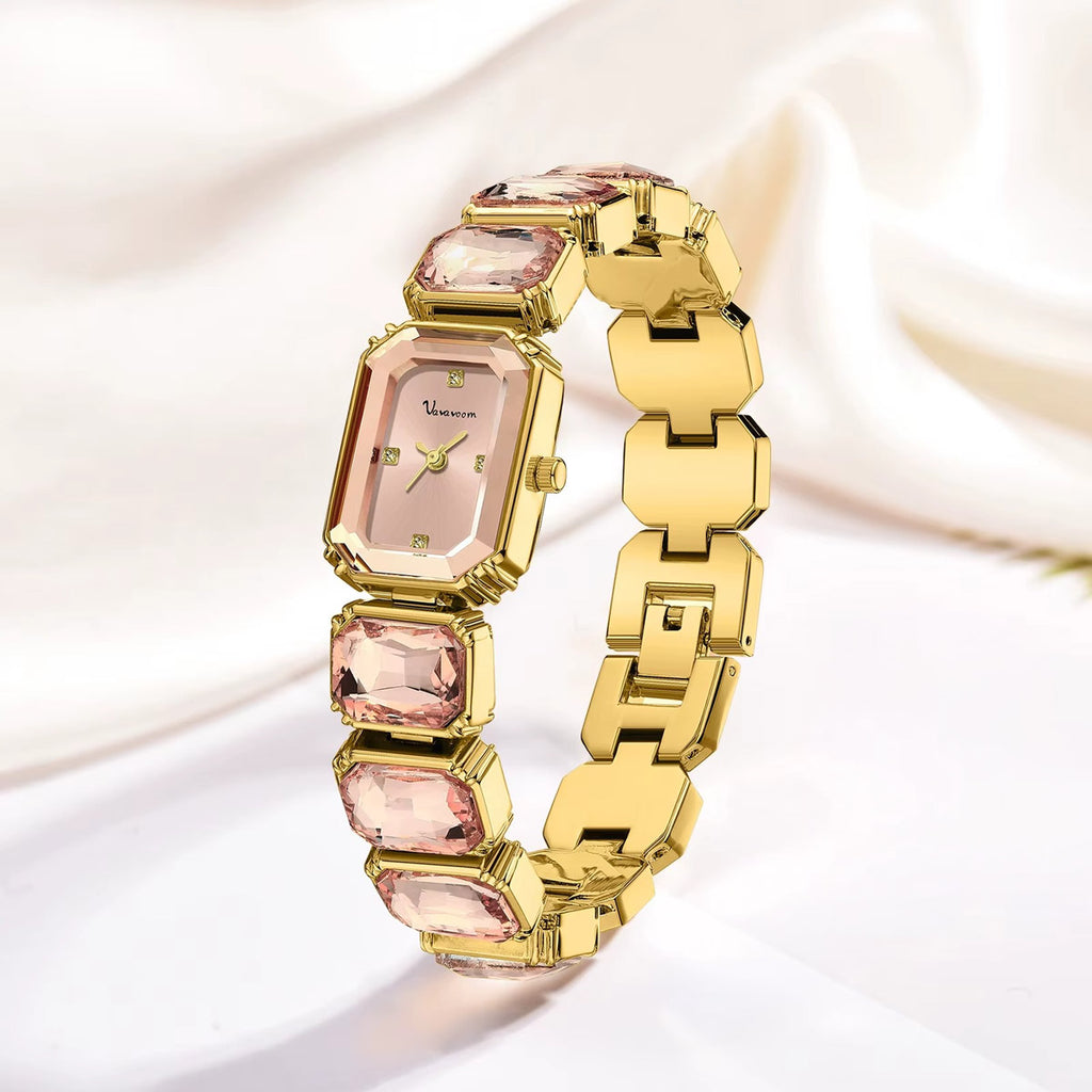 Kadın Saati Mücevher Işıltısı Kristal Bileklik 81012