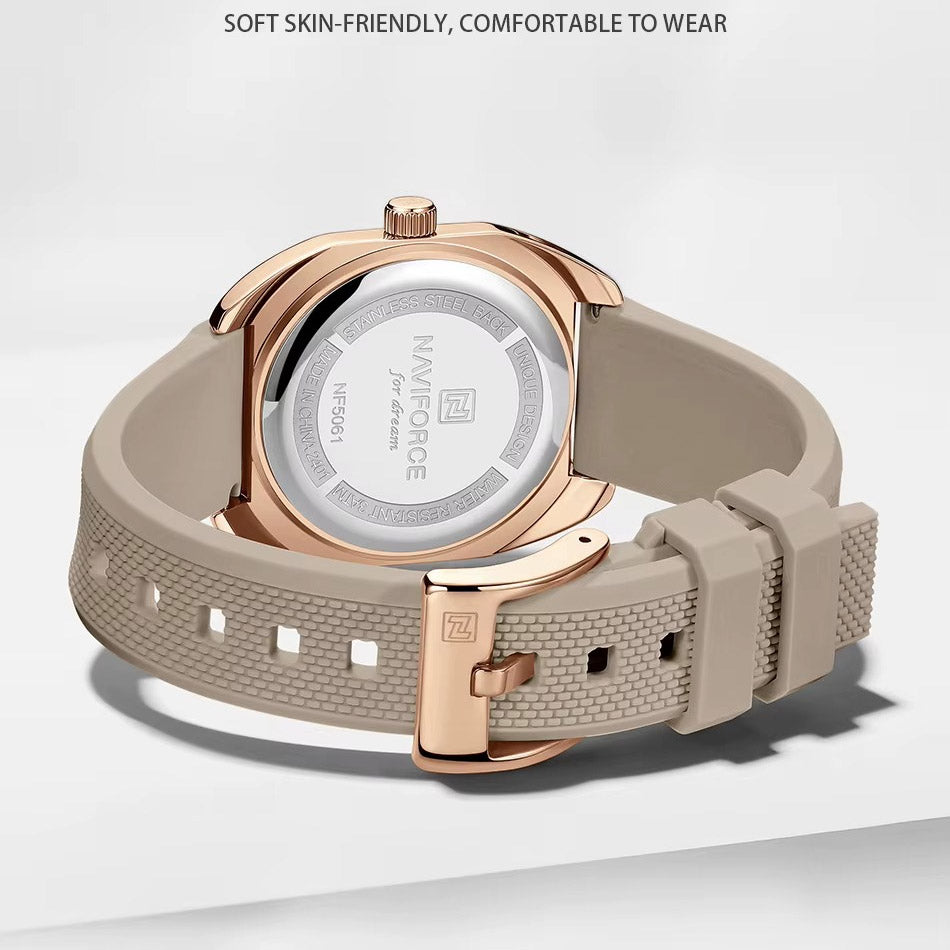 Kadın Saati Quartz Silicone Strap 20928