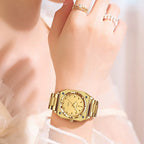 Kadın Saati Sekizgen Kasa Lüks ve Zarif 42444