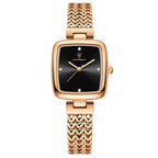 Kadın Saati Örgü Kordonlu Kare Kadran 65745