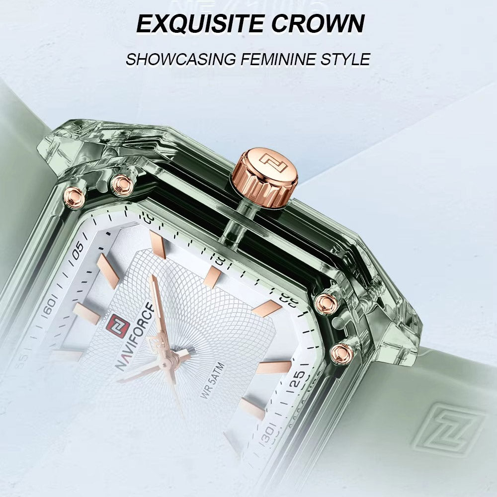 Kadın Saati Quartz Şeffaf Kasa 36812