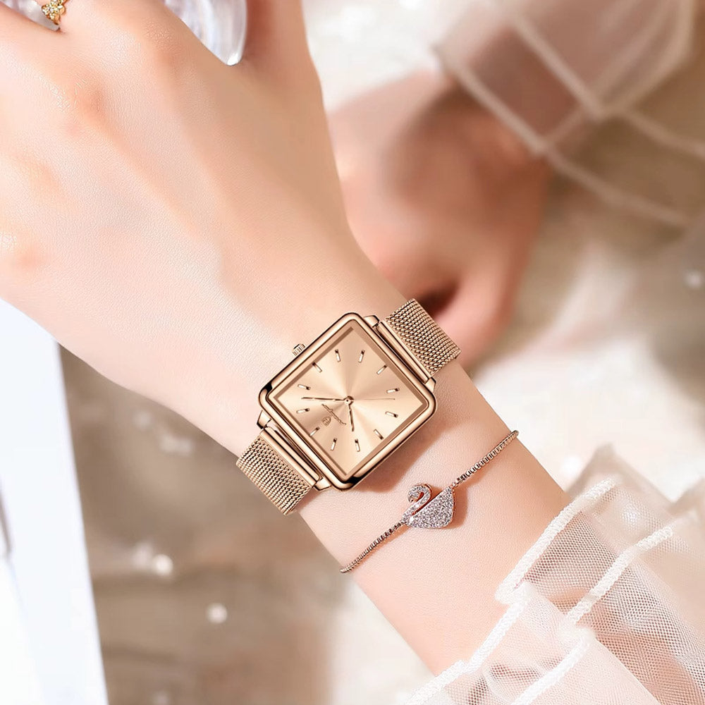 Kadın Saati Zarif Kare Kadranlı 60285