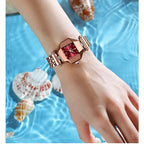 Kadın Saati Geometrik Elmas Kesim 21078