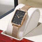 Kadın Saati Dikdörtgen Kasa Minimalist 94200